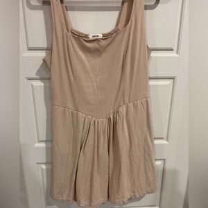 Neutral Sleeveless Dress